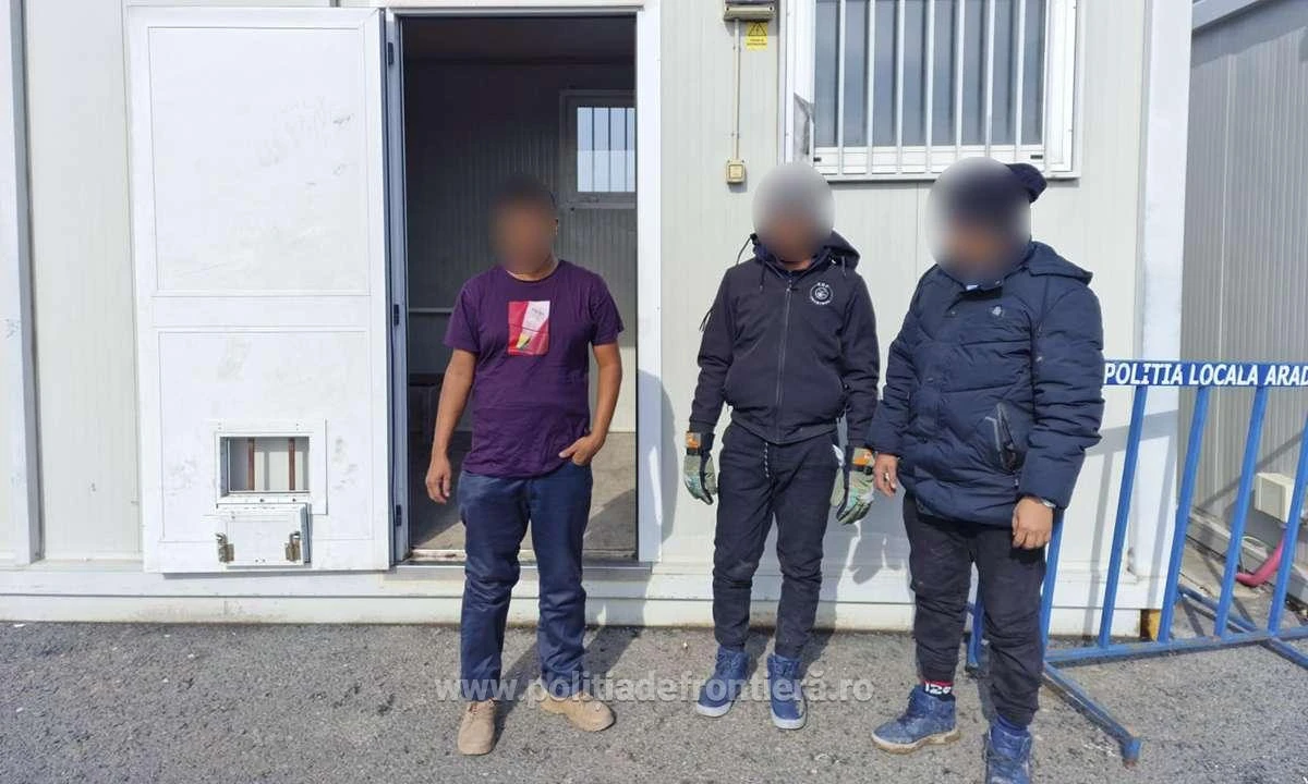 Zeci de refugiați au fost găsiți ascunși în mijloace de transport la Nădlac II