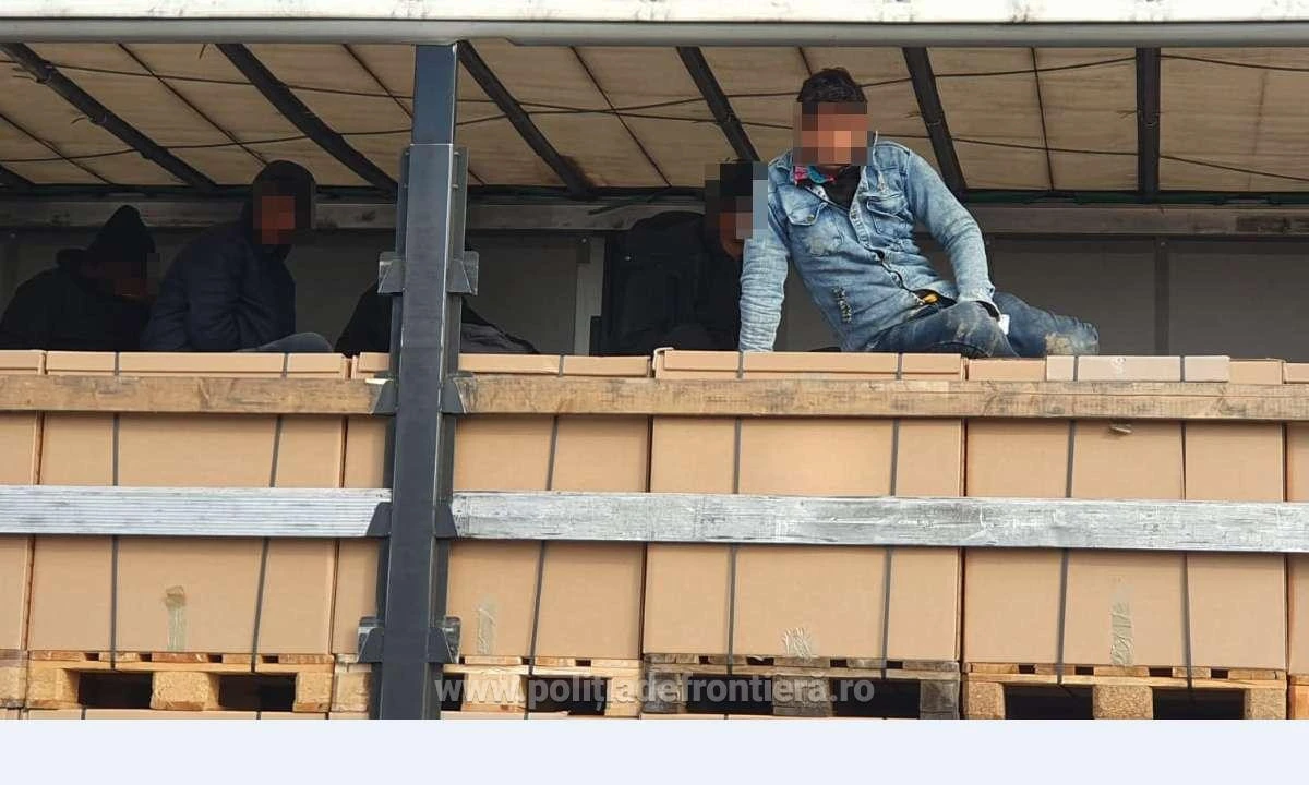 Zeci de refugiați au încercat să treacă granița prin Nădlac și Vărșand, ascunși în automarfare