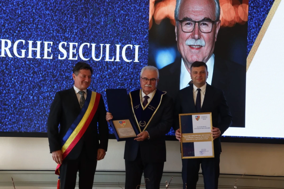 Zilele Județului Arad: recunoștință pentru oamenii care au contribuit la dezvoltarea comunității și la prestigiul județului