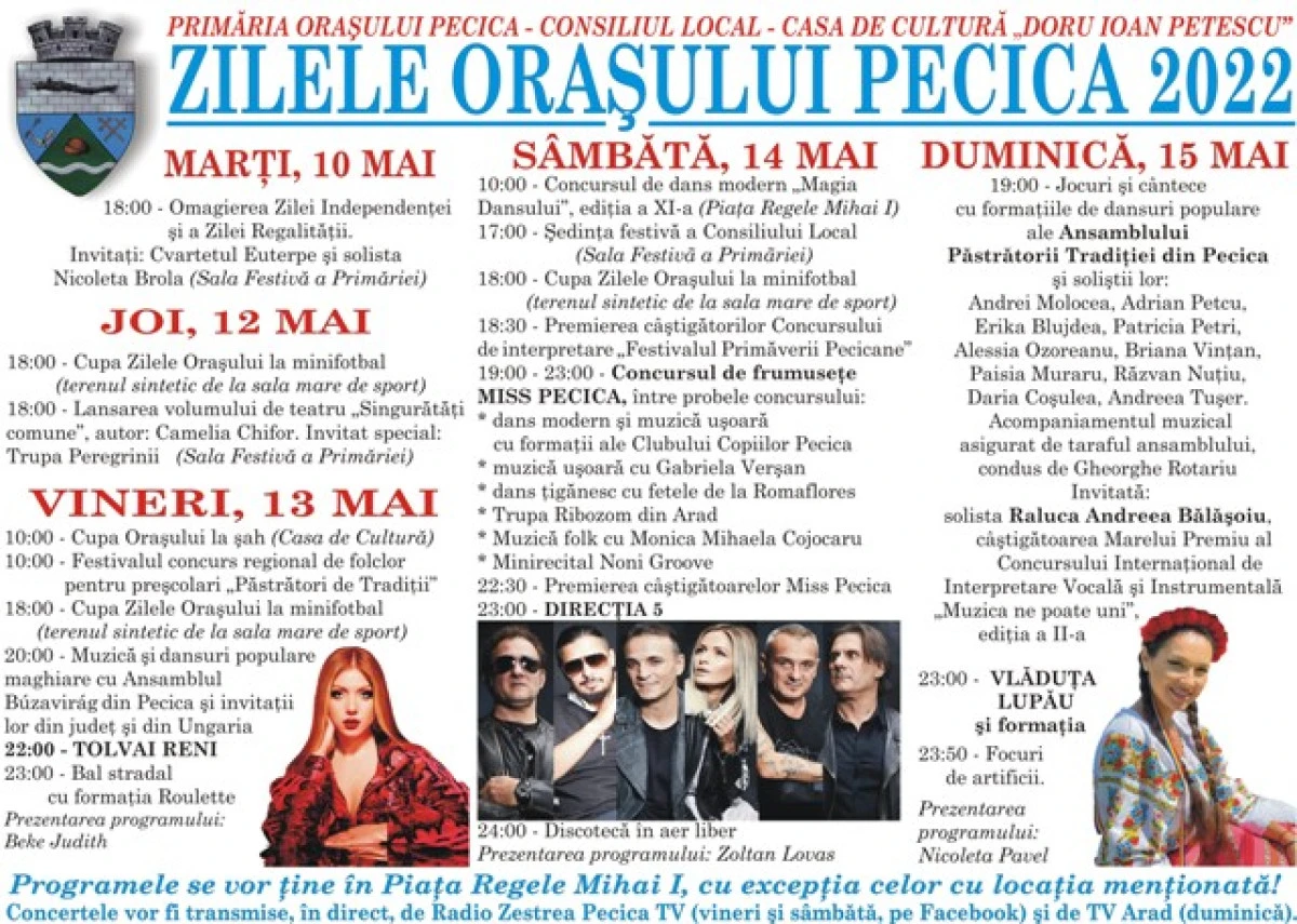 ZILELE ORAȘULUI PECICA, EDIȚIA 2022