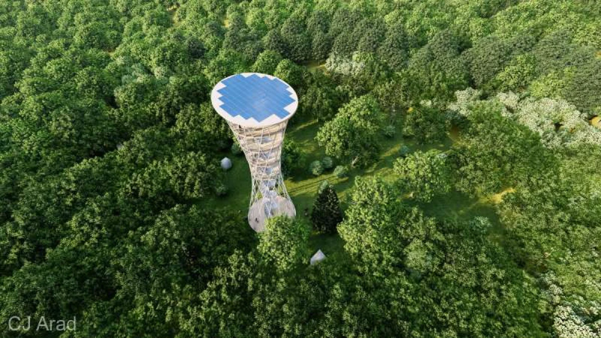 Zona de agrement Căsoaia va avea turn panoramic de 33 metri şi trenuleţ în parcul cu sculpturi
