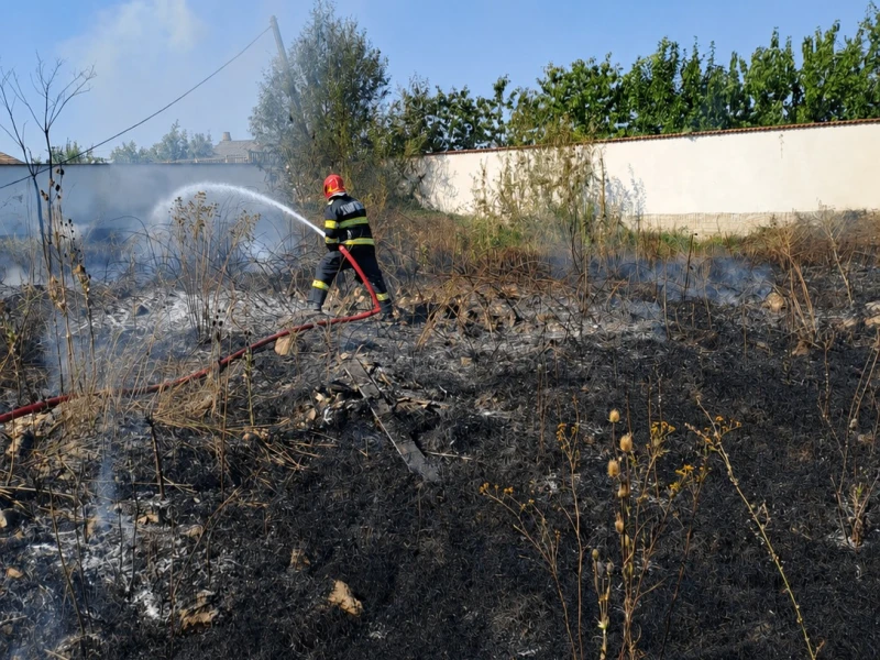 121 de misiuni pentru pompierii arădeni, în weekend. Incendiile de vegetație au afectat 30 de hectare