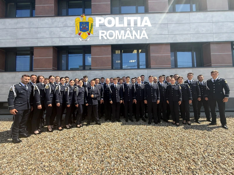44 de agenți de poliție din noua promoție au intrat în rândurile IPJ Arad