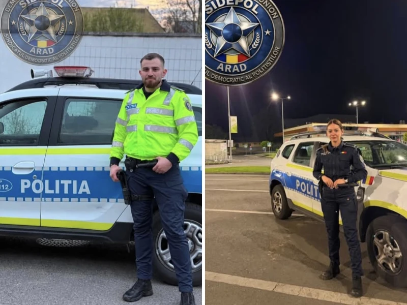 Doi polițiști din Arad au refuzat mita oferită de un șofer oprit în trafic