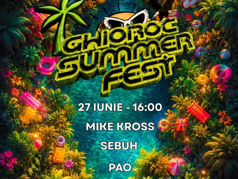 Începe Ghioroc Summer Fest 2026! Color Fight, petreceri cu spumă și noi atracții pe „Litoralul Vestului”
