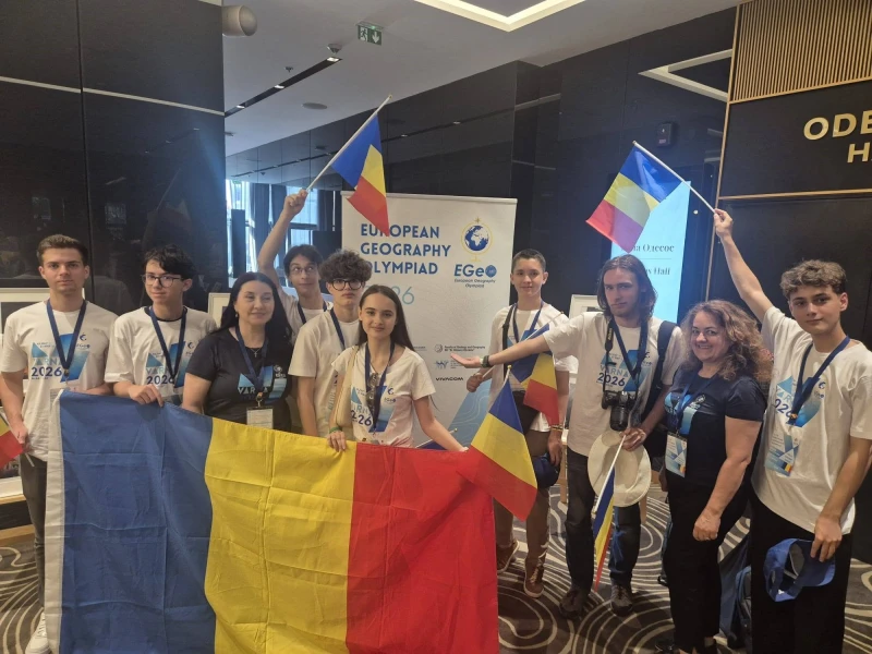România, pe primul loc la Olimpiada Europeană de Geografie. Doi elevi din Iași au cucerit aurul și argintul