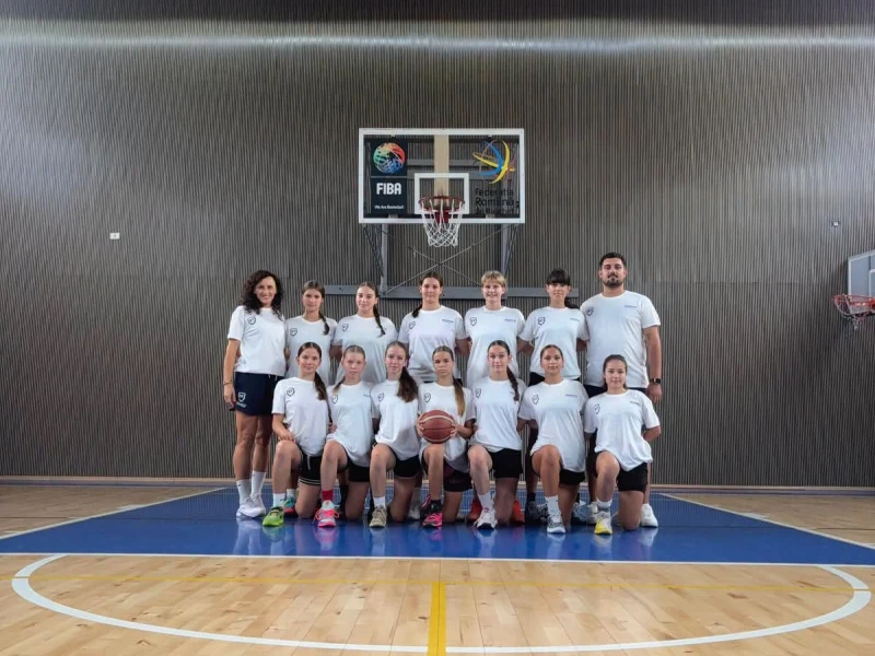 Sala „Decebal” din Arad a găzduit stagiul de pregătire al naționalei României U14 de baschet feminin