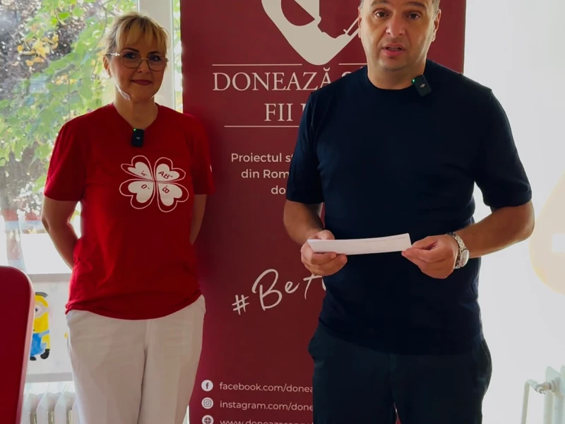 Sergiu Bîlcea: „Aradul are nevoie de donatori de sânge. Un gest simplu poate salva o viață!”