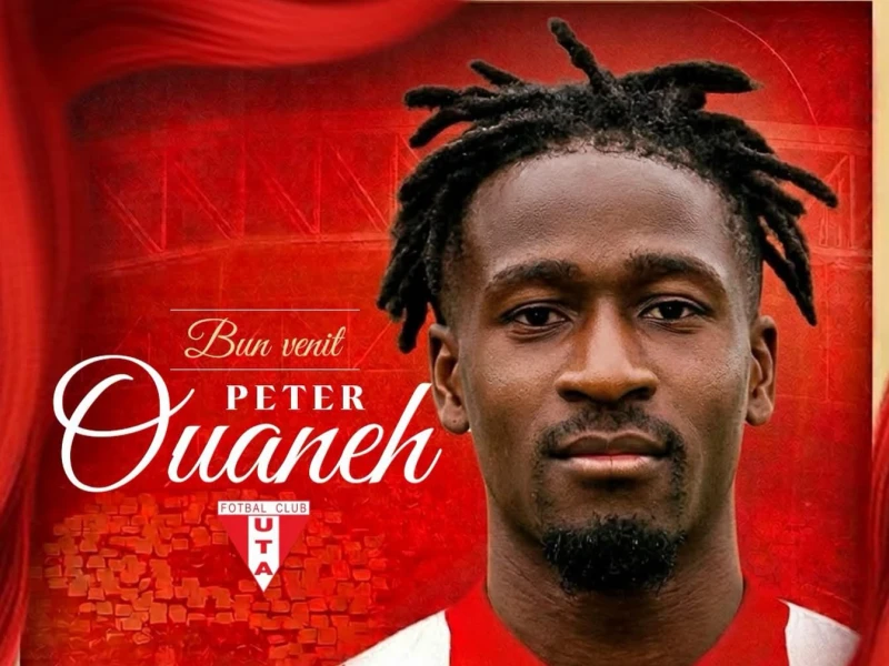 UTA a transferat un fundaș central din Ligue 2. Peter Ouaneh a semnat cu echipa arădeană