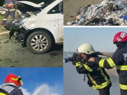 106 misiuni ale pompierilor militari arădeni în acest sfârșit de săptămână