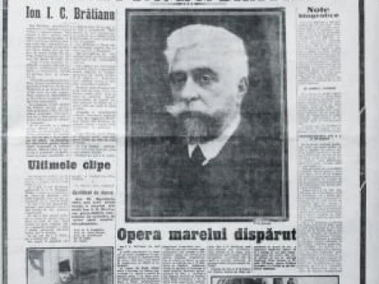 125 DE ANI DE LA MOARTEA LUI ION C. BRĂTIANU