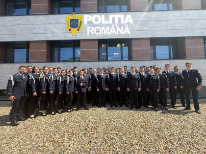 44 de agenți de poliție din noua promoție au intrat în rândurile IPJ Arad