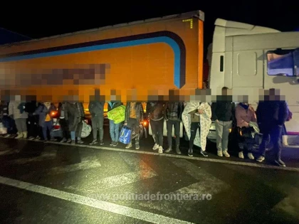 44 de cetăţeni străini ascunși în trei mijloace de transport, depistați la Nădlac II