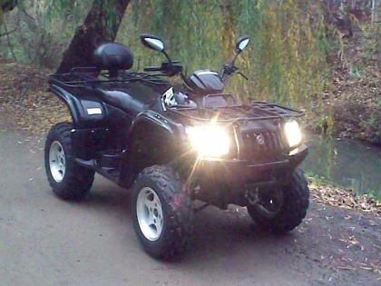 A condus un ATV neînmatriculat și s-a ales cu dosar penal