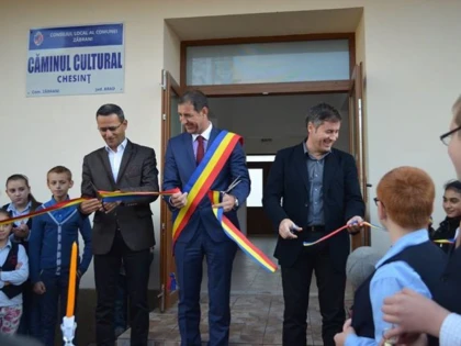 A FOST INAUGURAT NOUL CAMIN CULTURAL DIN CHESINT, O INVESTITIE DE PESTE UN MILION DE LEI (FOTO)