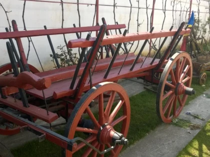 A intrat în garajul unei case din Socodor, de unde a furat o căruță rustică