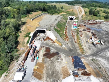 A1 Margina–Holdea prinde contur: primul tunel a trecut de 90% stadiu de execuție