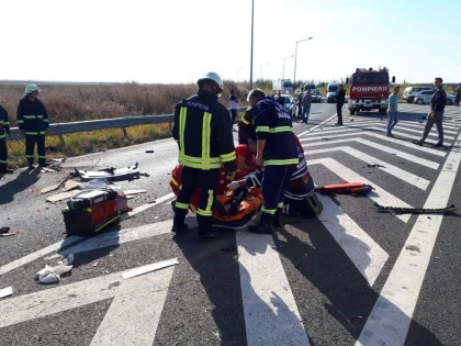 Accident grav în apropiere de vama Nădlac. Un șofer a decedat
