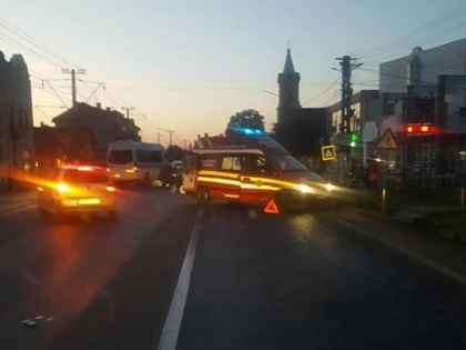 Accident grav în Vladimirescu. Un bărbat a ajuns la spital