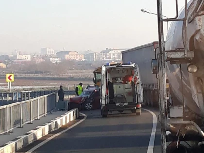 Accident grav lângă Aeroportul Arad