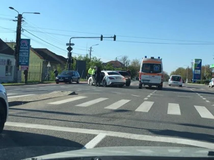 Accident în Aradul Nou, pe calea Timişorii