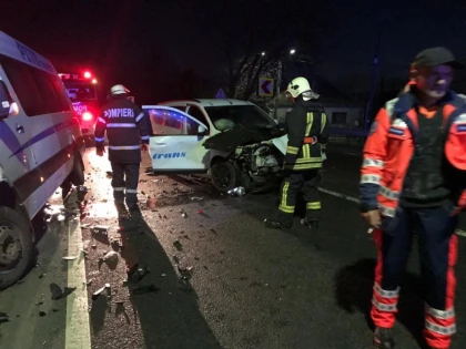 Accident la Șimand. O persoană a fost grav rănită
