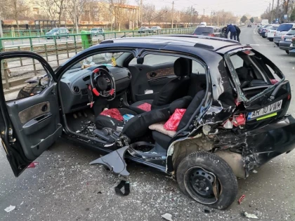 Accident lângă Maranata. O femeie a fost rănită