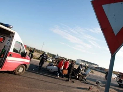 ACCIDENT PE CENTURA CAPITALEI: TREI MASINI IMPLICATE, DOUA PERSOANE RANITE