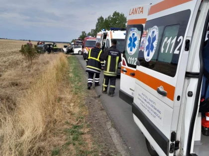 Accident rutier între Pecica și Semlac: patru persoane rănite, una în stare gravă
