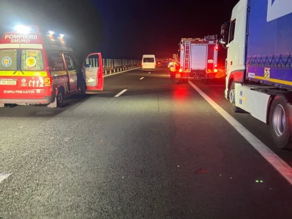 Accident rutier pe A1, în apropiere de Arad