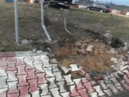 Accident spectaculos la ieșirea din Arad spre Oradea