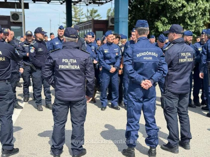 Acțiune de amploare la frontieră, în județul Arad: peste 1.000 de mijloace de transport verificate