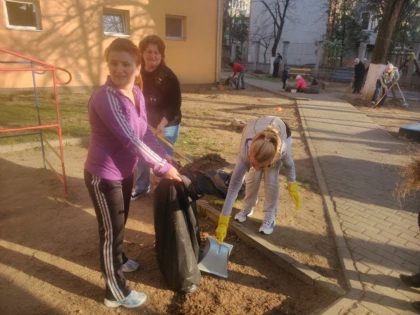 ACTIUNE DE ECOLOGIZARE LA GRADINITA PP NR. 15 ARAD