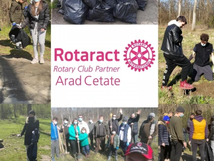 Acțiune de ecologizare la Parcul Natural Lunca Mureșului, pentru a marca Ziua Pământului