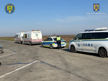 Acțiune "fulger" pe autostradă, la Nădlac. Sute de persoane au fost sancționate
