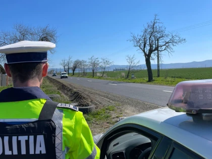 Acțiune pentru monitorizarea vitezei pe Arad-Șiria