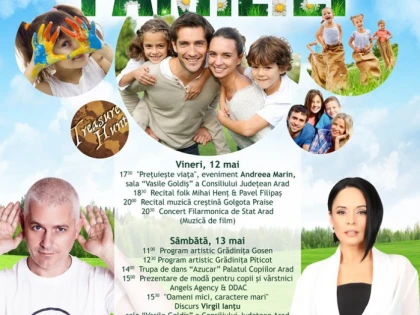 Activităţi variate la Festivalul Familiei. Vezi programul complet