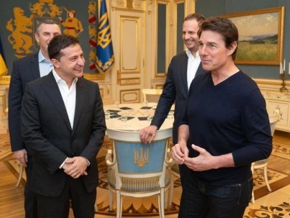Actorul Tom Cruise, invitat la Kiev de președintele Vladimir Zelenski