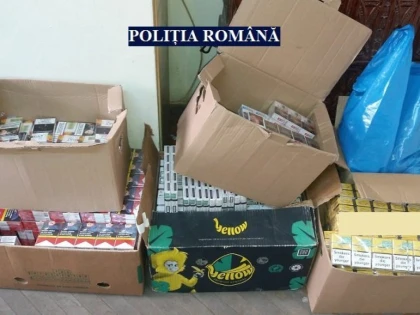 Administratorul unei societăți comerciale din Țipari, cercetat pentru contrabandă cu țigări