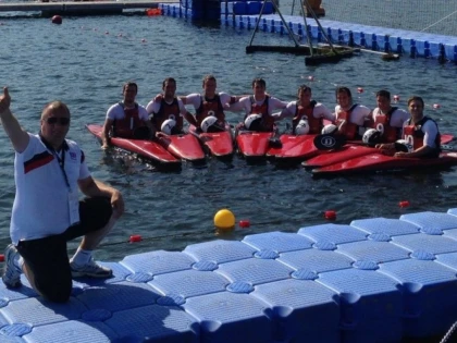 ADRIAN BUDUREAN A CONDUS MAREA BRITANIE SPRE LOCUL NOUA LA EUROPEANUL DE CANOE POLO