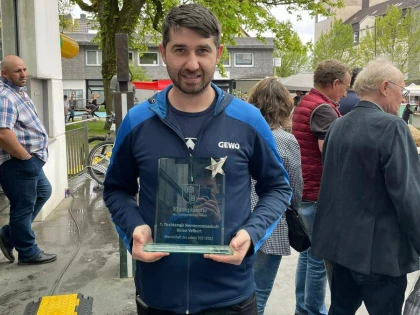 Adrian Dodean a fost desemnat cel mai bun sportiv al clubului german Union Velbert!