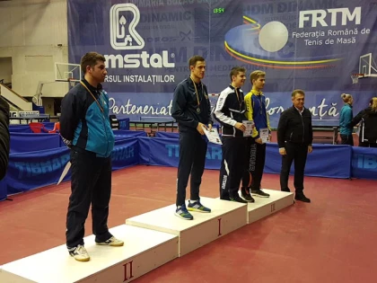 Adrian Dodean este vicecampion național la tenis de masă