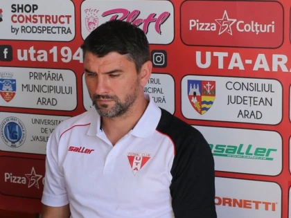 Adrian Mihalcea: ”Era greu să refuz UTA, obiectivul e promovarea!”
