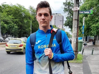 Aflat la debutul internaţional, atletul Andrei Severin s-a apropiat de podiumul balcanic al juniorilor