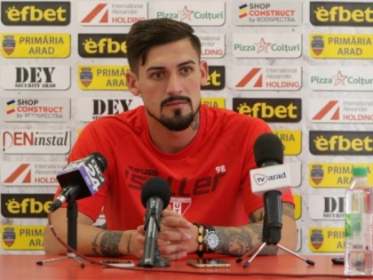 Albu anunţă prima victorie a UTA-ei, în Liga 1: "Concentraţi şi determinaţi"