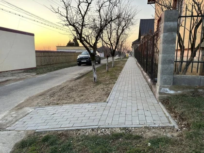 Alei pietonale reabilitate la Pâncota, iar Măderatul are o inimă colectoare de ”capace cu suflet” !