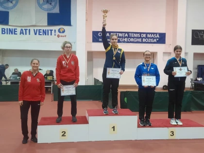 Alesia Sferlea nu mai coboară de pe podium: a luat bronzul și la Top 16 junioare I!