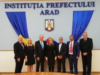 Ambasadorul Regatului Hașemit al Iordaniei, în vizită la Prefectura Arad
