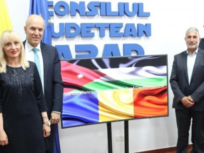 Ambasadorul Regatului Haşemit al Iordaniei la Bucureşti, în vizită la Consiliul Judeţean Arad