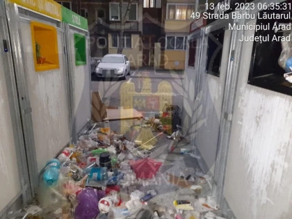 Amenzi pentru mizerie. Zeci de arădeni au fost sancționați de polițiștii locali